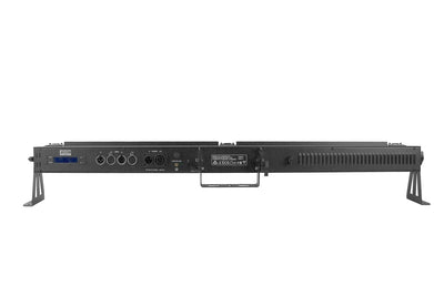 PIXBAR12H - 12 x 12W RGBWAU Pixel Control Bar with barndoor