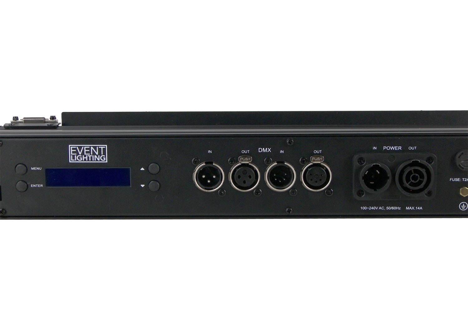 PIXBAR12H - 12 x 12W RGBWAU Pixel Control Bar with barndoor