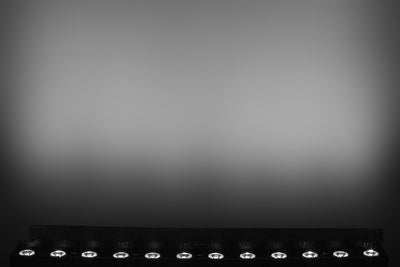 PIXBAR12H-WH - 12 x 12W RGBWAU Pixel Control Bar with barndoor (White)