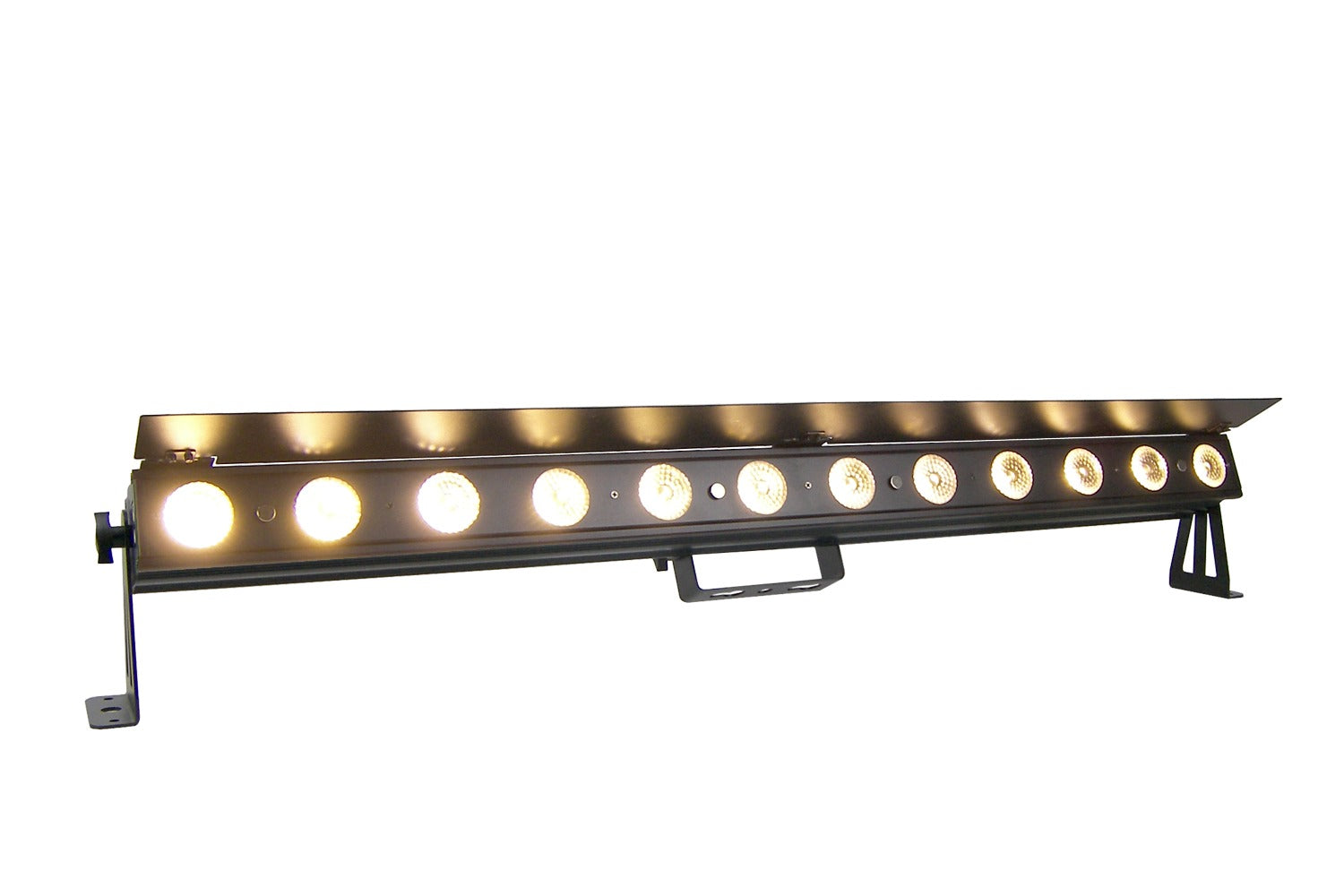 PIXBAR12VW - 12 x 6W CW/WW/A Pixel Control Bar with barndoor