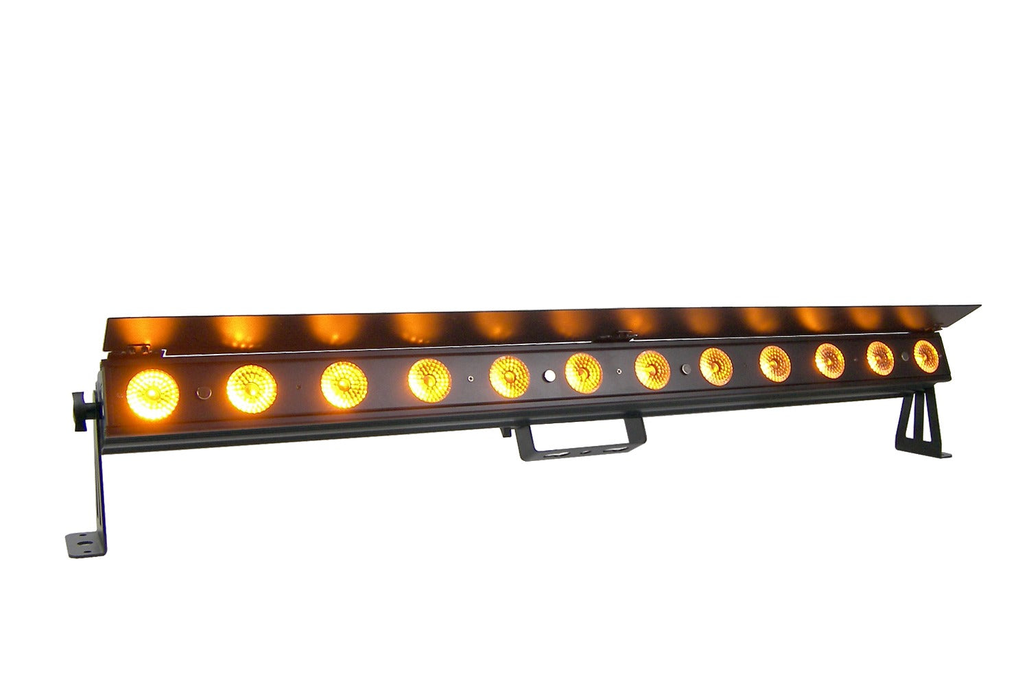 PIXBAR12VW - 12 x 6W CW/WW/A Pixel Control Bar with barndoor