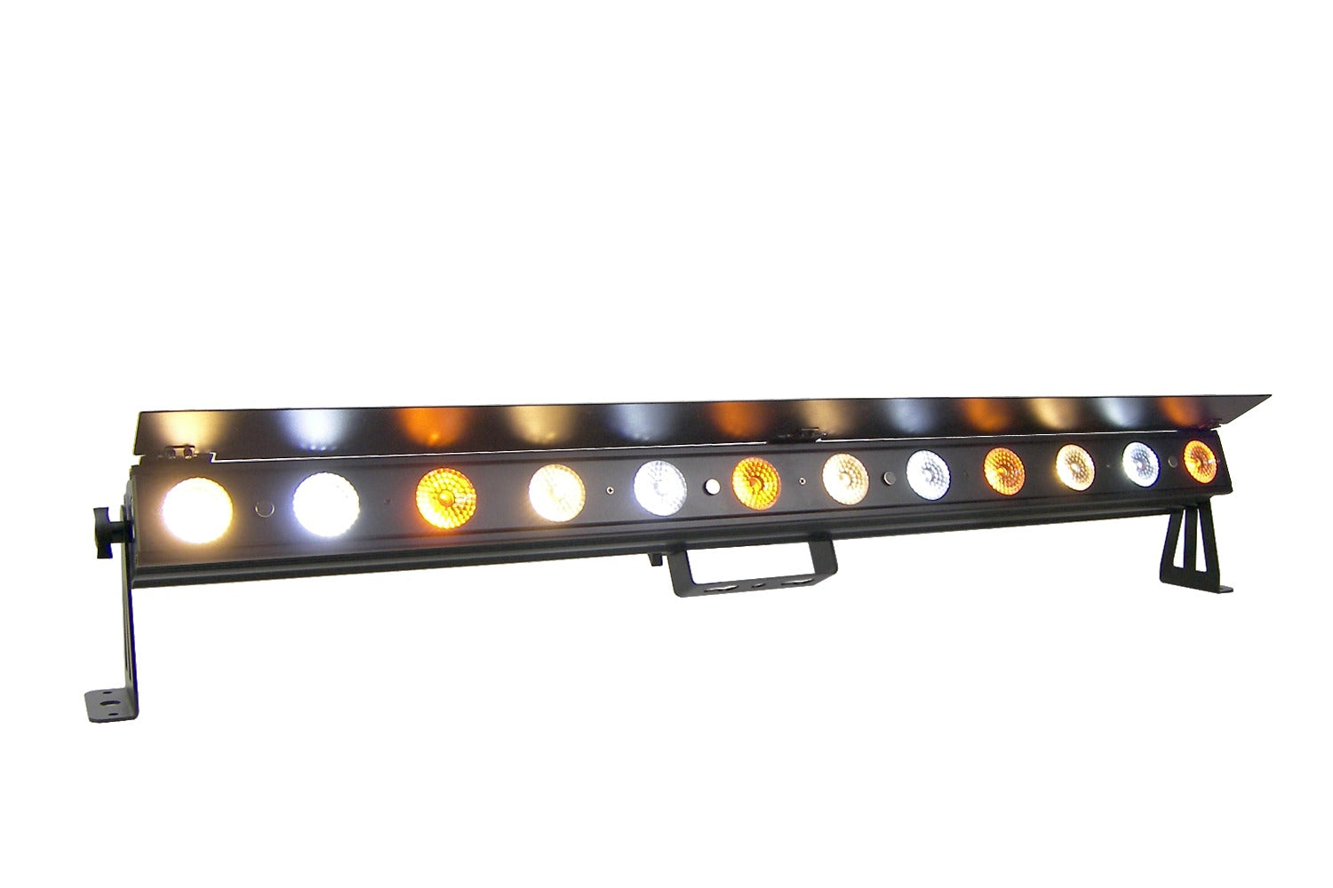 PIXBAR12VW - 12 x 6W CW/WW/A Pixel Control Bar with barndoor