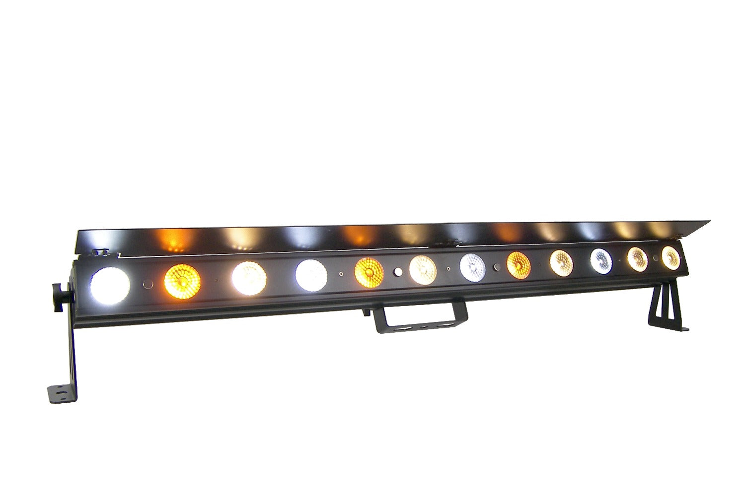 PIXBAR12VW - 12 x 6W CW/WW/A Pixel Control Bar with barndoor