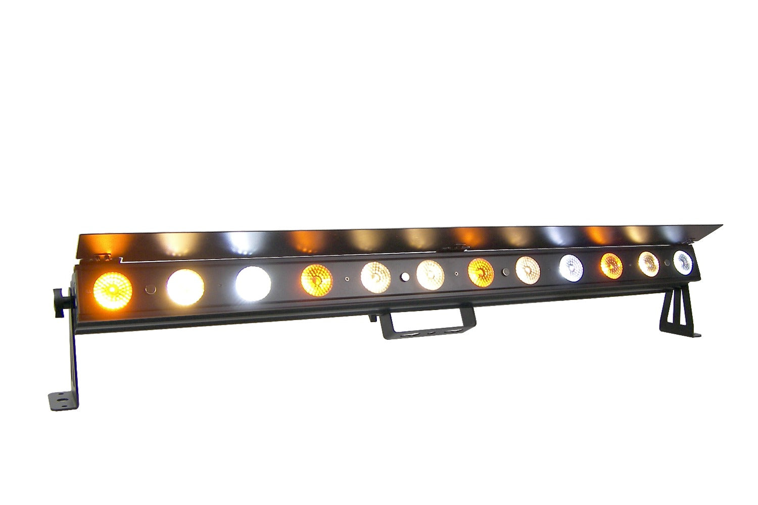 PIXBAR12VW - 12 x 6W CW/WW/A Pixel Control Bar with barndoor