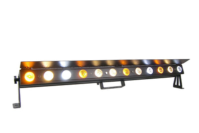 PIXBAR12VW - 12 x 6W CW/WW/A Pixel Control Bar with barndoor