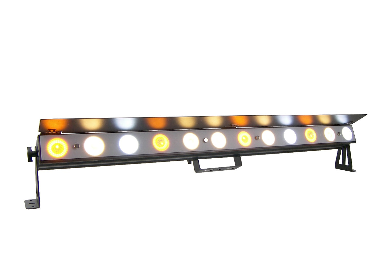 PIXBAR12VW - 12 x 6W CW/WW/A Pixel Control Bar with barndoor
