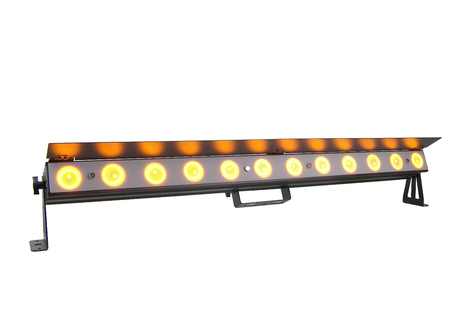 PIXBAR12VW - 12 x 6W CW/WW/A Pixel Control Bar with barndoor