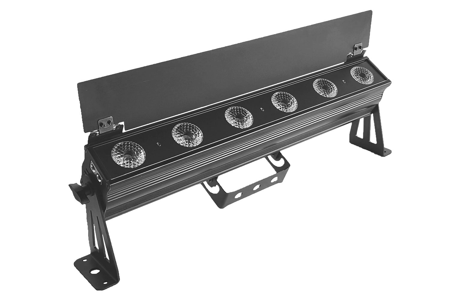 PIXBAR6VW - 6 x 6W CW/WW/A Pixel Control Bar with barndoor