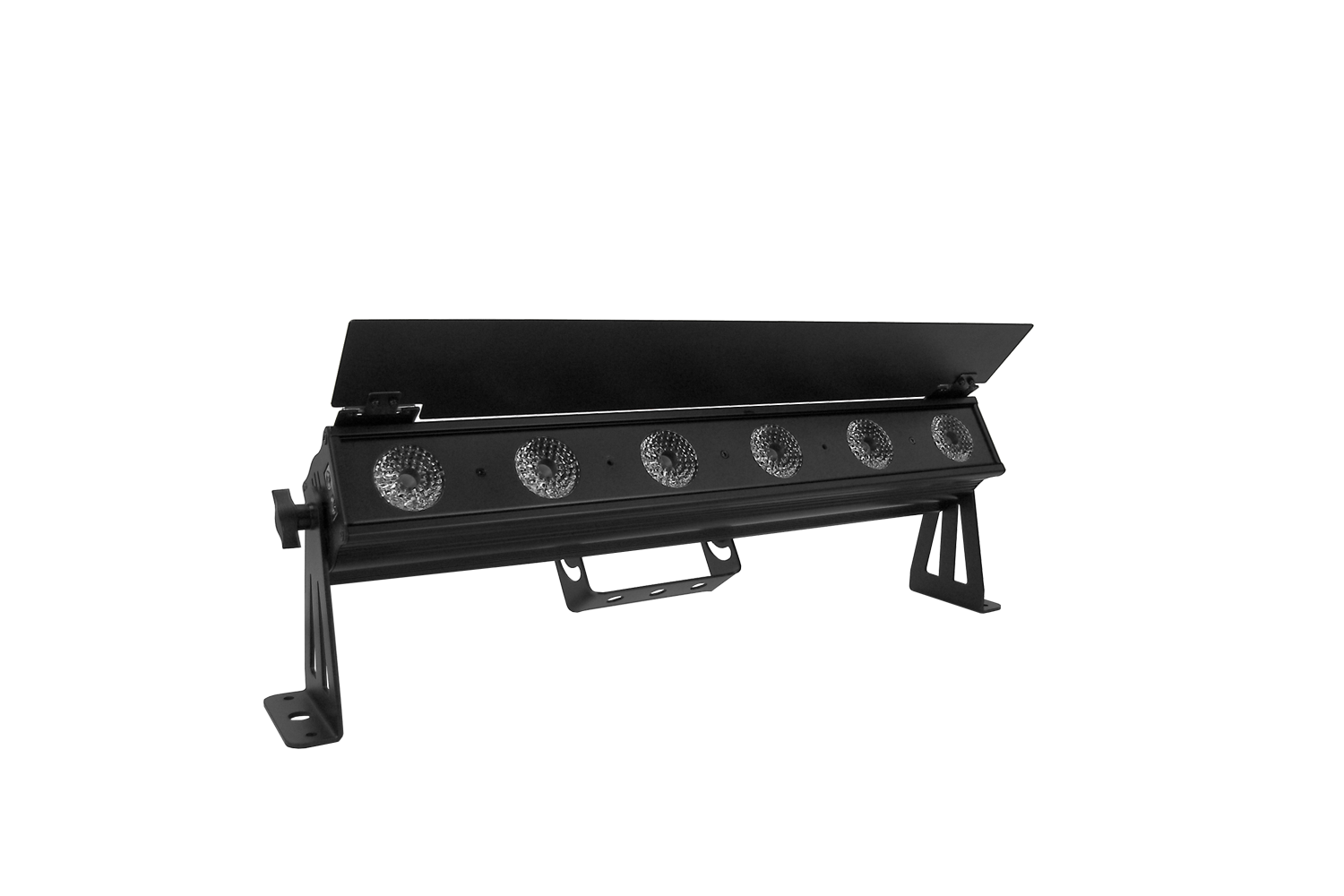 PIXBAR6VW - 6 x 6W CW/WW/A Pixel Control Bar with barndoor