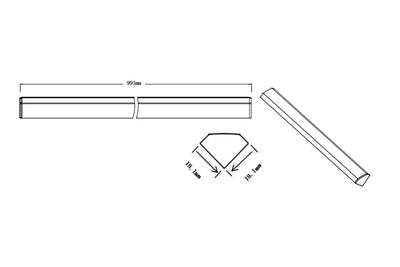 PL2RGBW - Rigid COB RGBW LED Strip Light