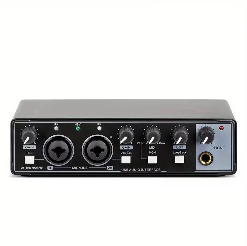 Digital Studio Recording Audio Interface Kit includes Setup Guide for