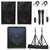 QTX Penta Q10 1800W Bluetooth Vocal Sound System with Linkable Microphones Stands