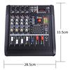 5 Channel Powered Mixer Stereo Audio Mixing Console with USB Bluetooth