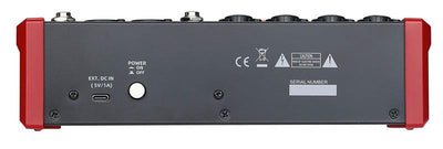 Studio Audio Mixer 8-Channel  with Bluetooth USB Play Audio interface
