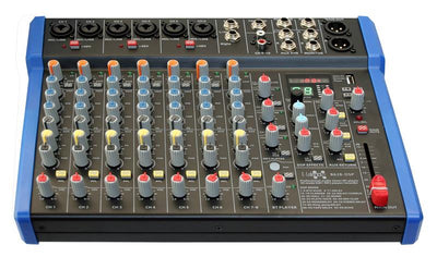 B628 DSP effects Studio Audio Mixer 12-Channel with Bluetooth USB Play Audio interface