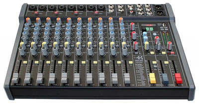Studio Audio Mixer 16-Channel with Bluetooth USB Play Audio interface DSP effects C848