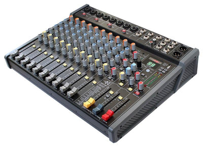 Studio Audio Mixer 16-Channel with Bluetooth USB Play Audio interface DSP effects C848