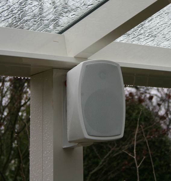 E-Lektron EWL5P White 5" Inch 250w Passive Bookshelf Speaker Pair Wall Bracket 2 Way Stereo DJ PA