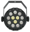 CR-Lite portable 12 X 1W RGBW LED Parcan spotlight with USB type C port