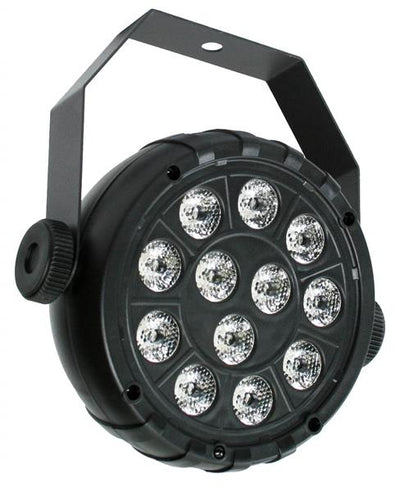 CR-Lite portable 12 X 1W RGBW LED Parcan spotlight with USB type C port
