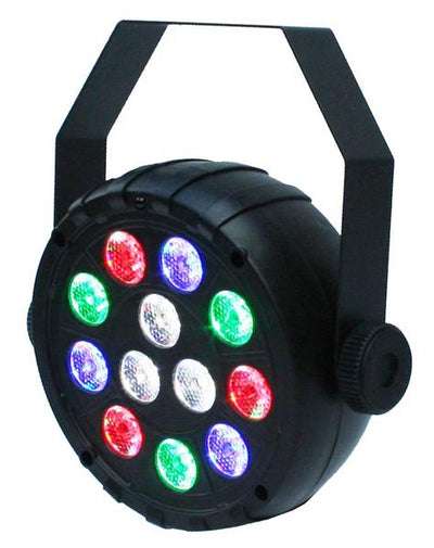 CR-Lite portable 12 X 1W RGBW LED Parcan spotlight with USB type C port