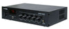 100v Mixer Amplifier Speaker Set with 6 Black Weatherproof ELA Speakers