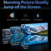 Auto Focus Android 9.0 Smart Native 1080p 16000 Lumen WIFI Bluetooth LED Projector Support 4K Media Home Outdoor Theater Cinema HDMI USB VGA With HIFI Speaker