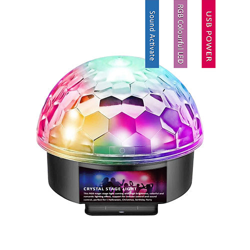 USB Powered Crystal Stage Disco Light SANSAI QL-1622