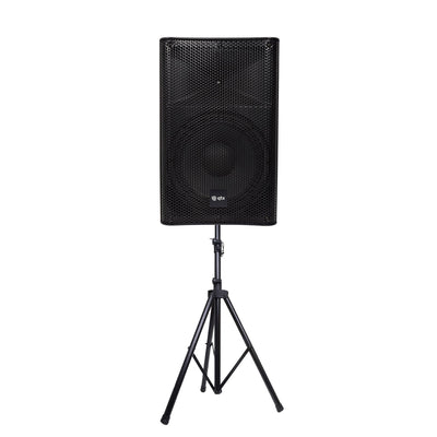 QTX Quest-10AS 10" Active PA Bluetooth Speaker & Stand Bundle | 600W