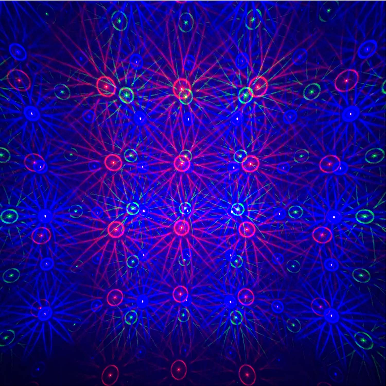 CR Laser Portable Mini Red Green Blue full color laser 8 patterns USB C Connection with Remote Controller