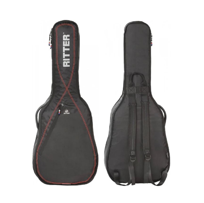 Ukulele Bag Baritone Ritter RGP2-UB/BRD Black-Red