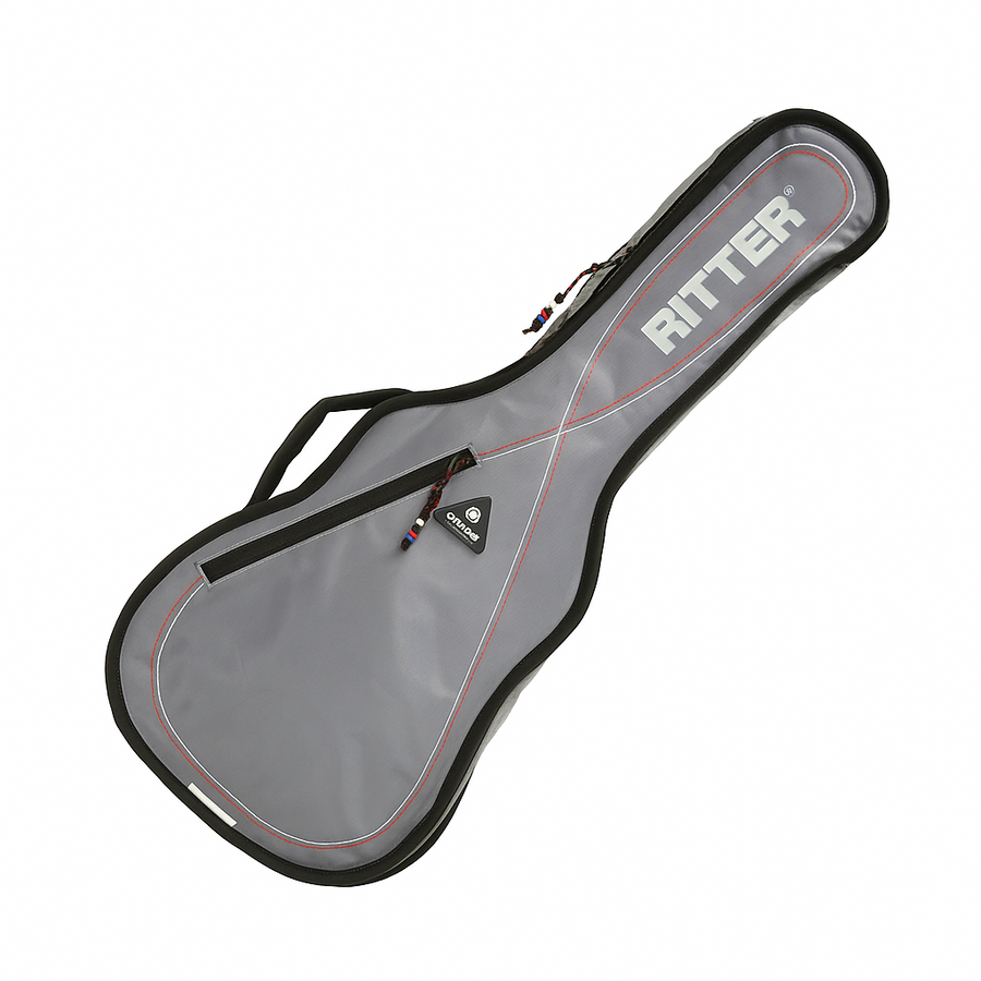 Ukulele Bag Concert Ritter RGP2-UC/SRW Silver Grey-Red-White