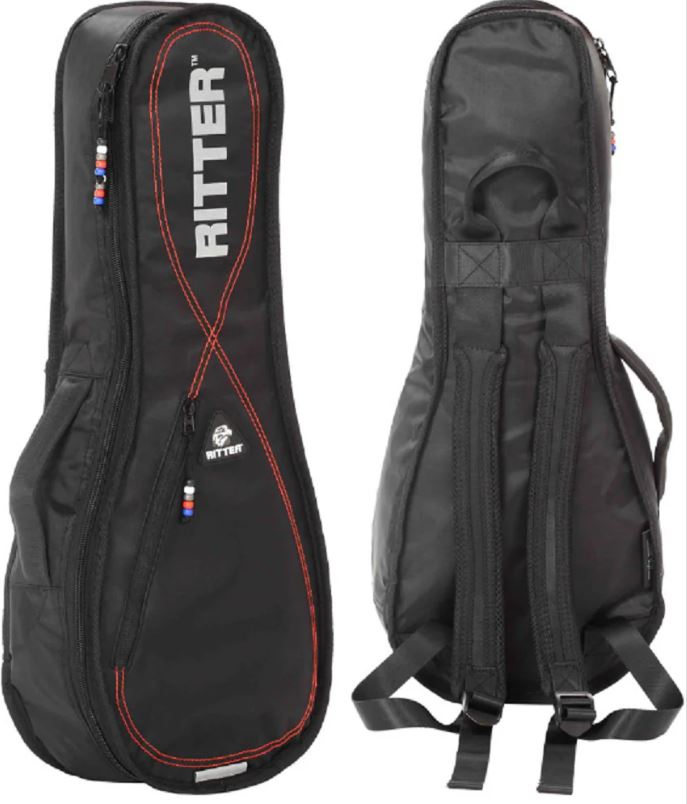 Ukulele Bag Soprano Ritter RGP2-U/BRD Black - Red
