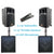 Sonic Boost Plus SAP 555 Bluetooth Vocal Bass Sound PA System UHF Mics and Pole