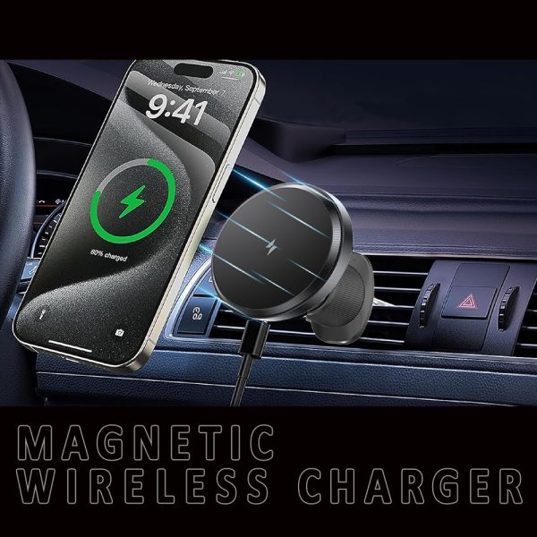 Sansai Magnetic Wireless Charger(Vent Mount) SCX-701B
