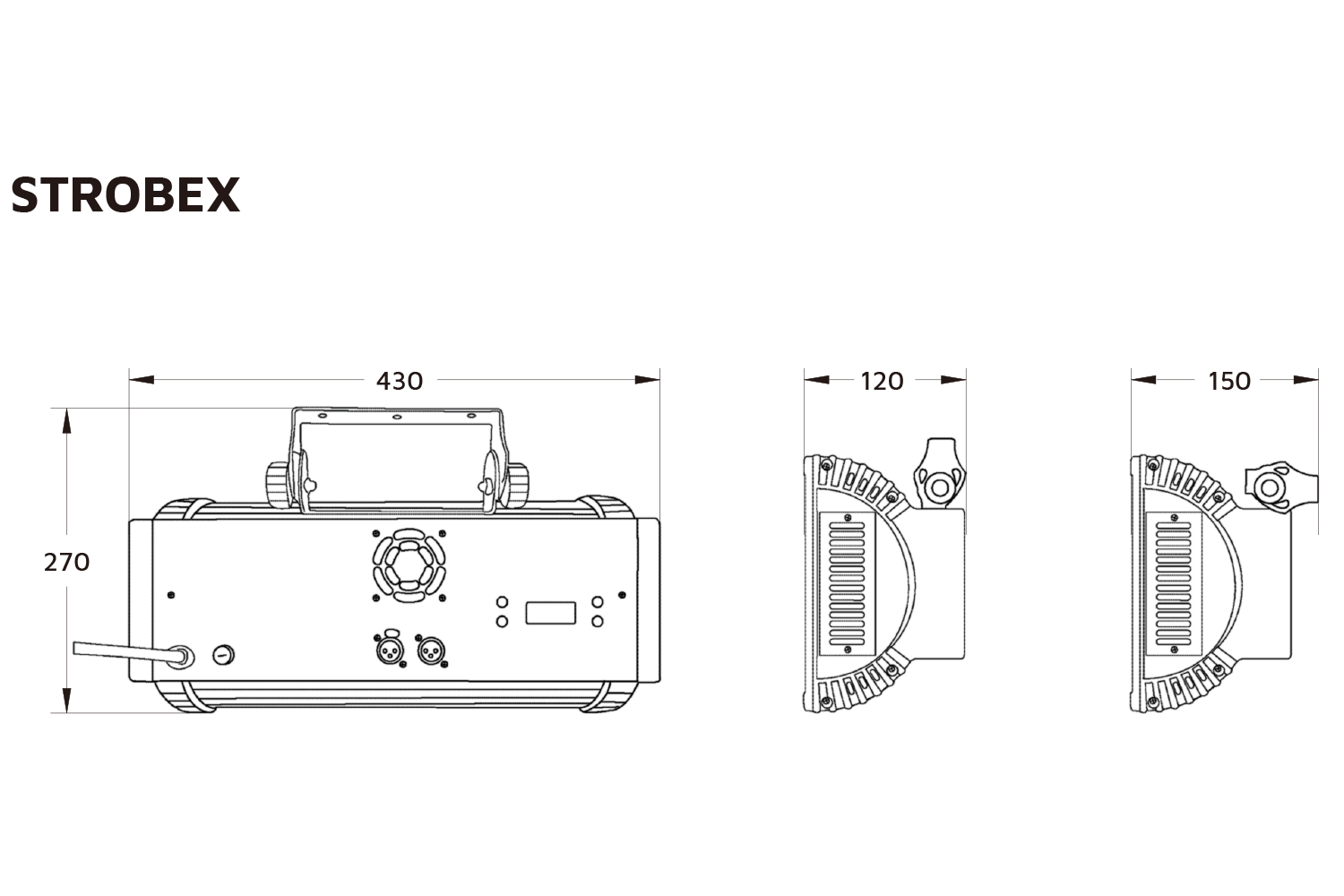 STROBEX - 936 x 0.5W LED Strobe with DMX