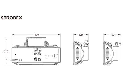 STROBEX - 936 x 0.5W LED Strobe with DMX
