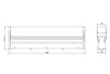 Event Lighting SURF12X60 - Tilt bar with zoom 12 x 60W RGBW LEDs