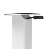 Kanto SX22W 22" Tall Fillable Speaker Stands with Isolation Feet - Pair, White