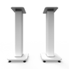 Kanto SX26W 26" Tall Fillable Speaker Stands with Isolation Feet - Pair, White