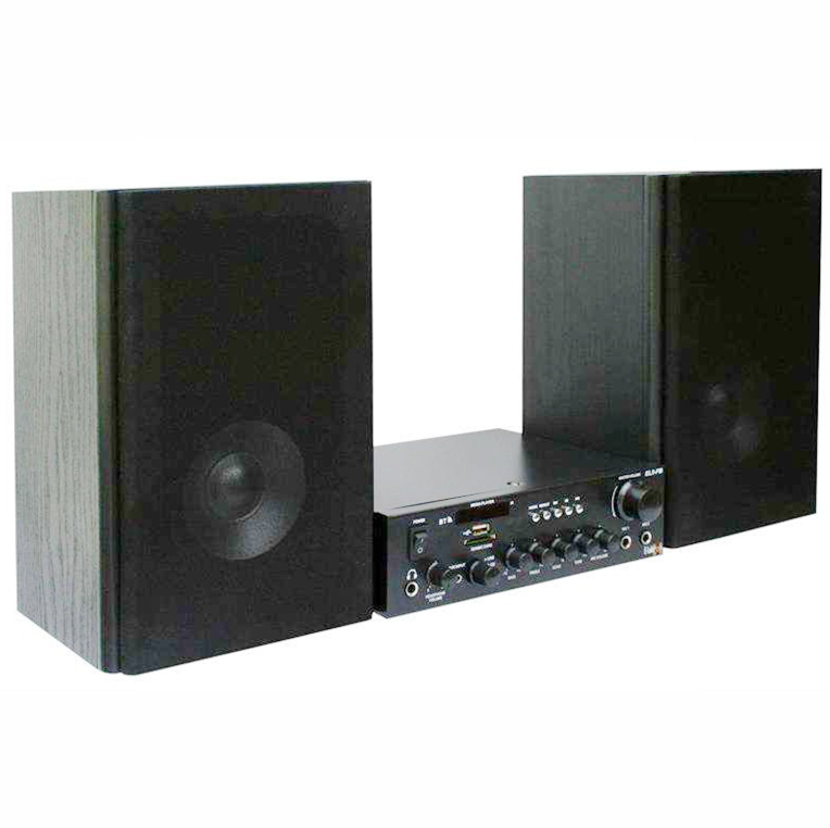 Complete Karaoke System Bluetooth Mixer Amplifier Speakers Cordless Microphones Cables