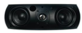 TAGA TOS-100CRN 4" 2-Way On-Wall Curved Speaker PAIR - WHITE