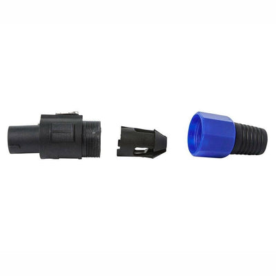 Speakon Jack for Speaker Lead PA Cable Chord 2 or 4 Pole Connector Orange or Blue