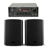 Hifi Digital Stereo Amplifier with 6.5" Inch Wall Speakers Bundle BT SD FM Class D 120w