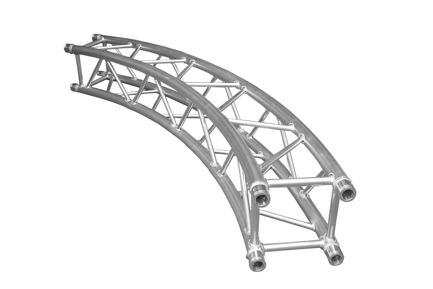T3BD2R2 - Curved 290mm box truss-2m diagonal style, 2m Radius