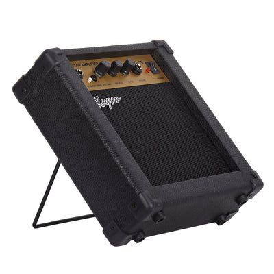 Electric Guitar Strat Style & Optional Accessories Package 4 Colours With Amplifier Stand Rechargeable Tuner Cable Strap Strings Pics