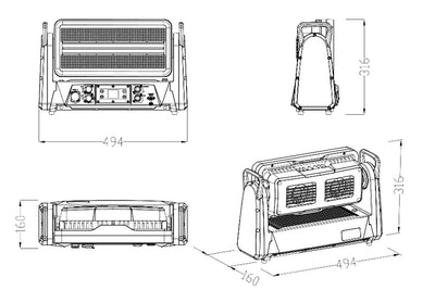 TSUNAMI2-IP - Outdoor LED Tilt Moving Head