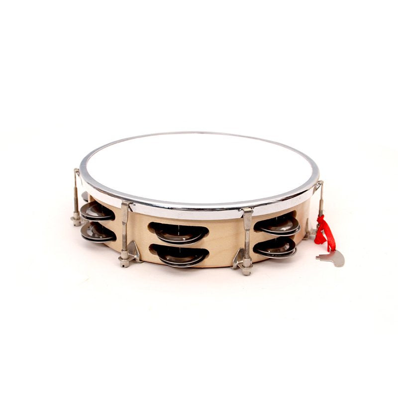 Tuneable Tambourine Double Row 8 inch or 12 inch Percussion Instrument