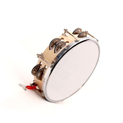 Tuneable Tambourine Double Row 8 inch or 12 inch Percussion Instrument