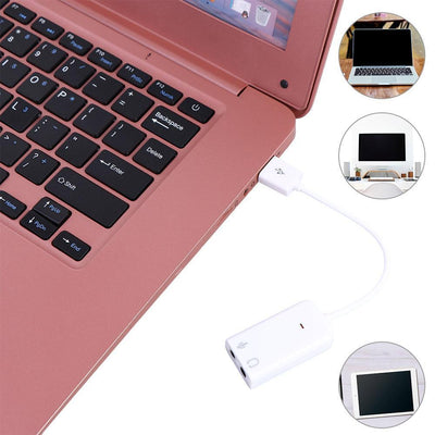 Usb 2.0 External 3.5mm Sound Card Adapter